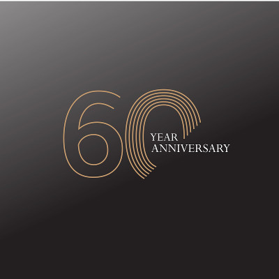 60周年庆典矢量设计模板插图
