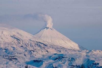 堪察加半岛的火山