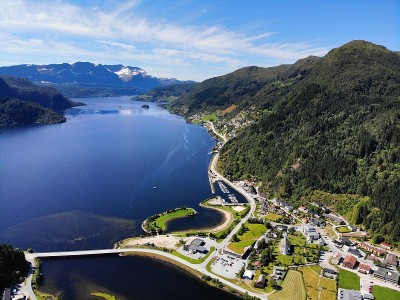 挪威的福特峡湾景观