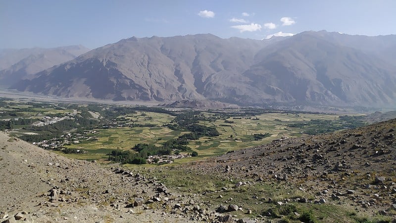 阿富汗伊什哈希姆地区的山景