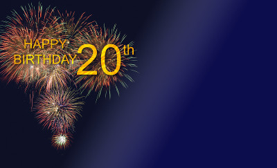 祝你20岁生日快乐