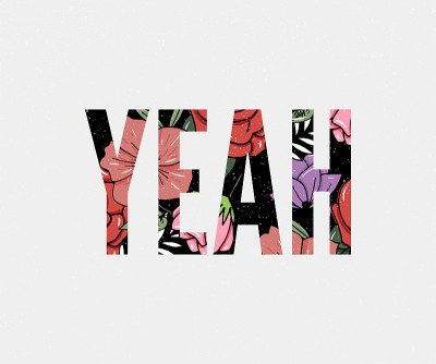 yeah slogan. Perfect for pin, card, t-shirt design