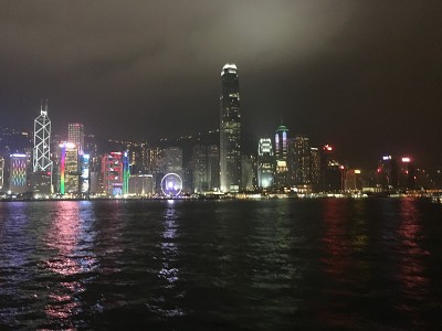 香港维多利亚港的美景