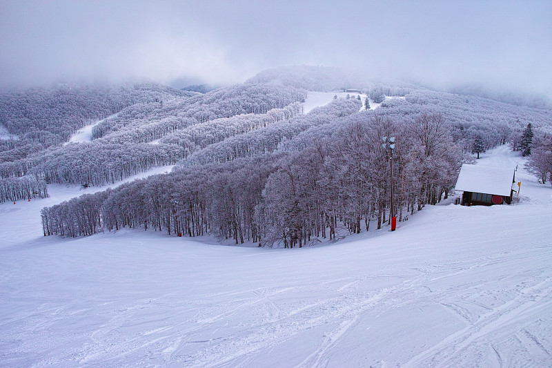 雪和滑雪场