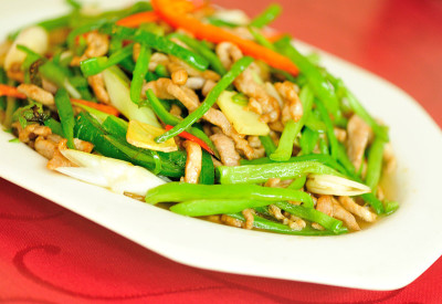中式炒青椒肉丝