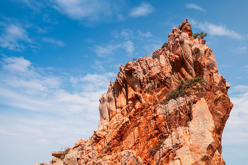 位于皮亚纳的科西嘉calanques