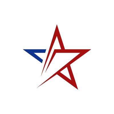 星形标志模板插图设计。向量EPS 10。