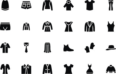 服装矢量图标4