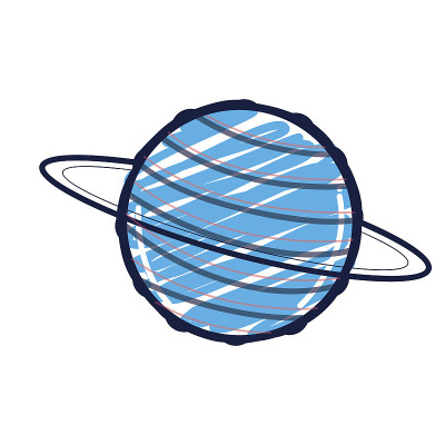 探索天王星行星在星系空间