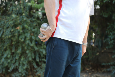 著名的法国游戏“la petanque”
