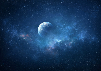 外太空的行星