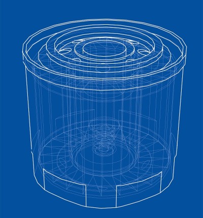 Vector oil filter concept