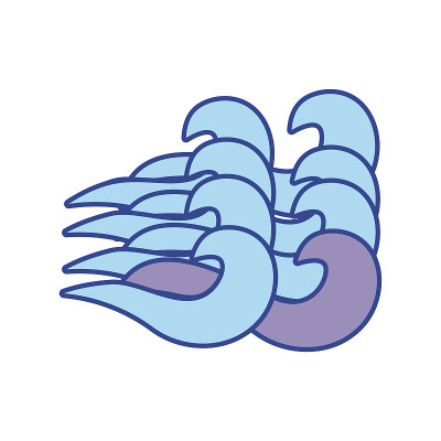 夏日海浪滚滚