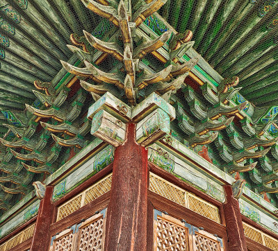 韩国传统宫殿长庚宫，传统建筑