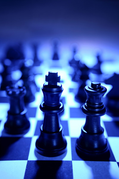 黑色的棋子