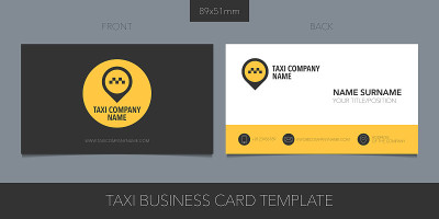 Business card vector template layout design for ta