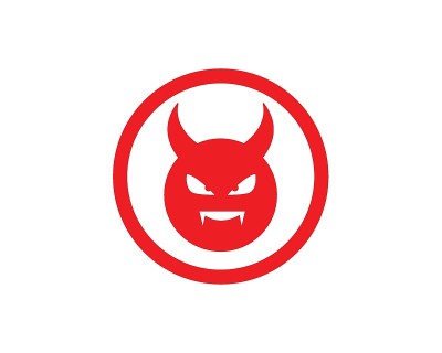 魔鬼标志矢量