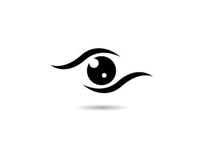 眼睛符号矢量插图设计