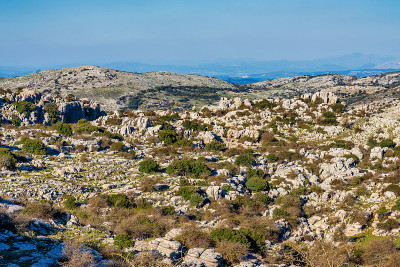 El Torcal de Antequera, Andalusia, Spain，在Antequer