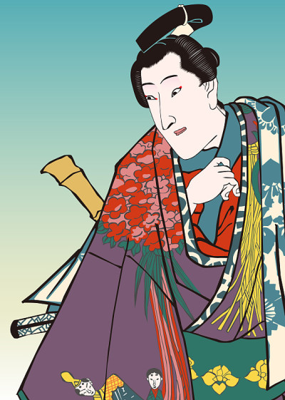 UKIYOE“我爱你”Shirai Gomhachi