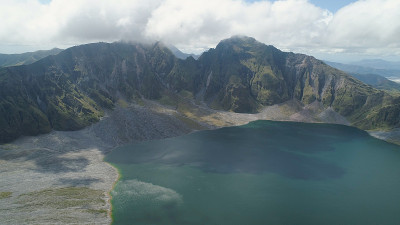 Pinatubo火山口湖，菲律宾，吕宋岛