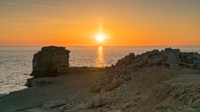 Pulpit Rock，波特兰岛，侏罗纪海岸，多塞特，英国