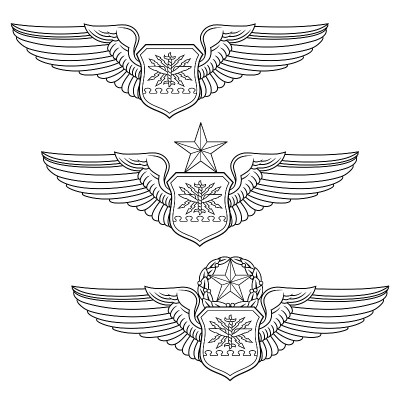 U.S. Air Force Navigator or Aircraft Observer Set