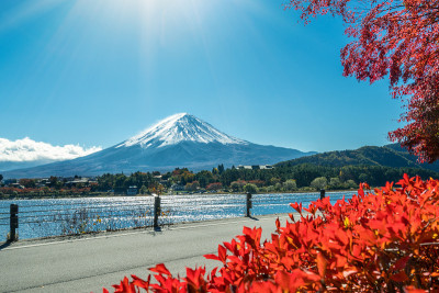 富士山秋色，日本