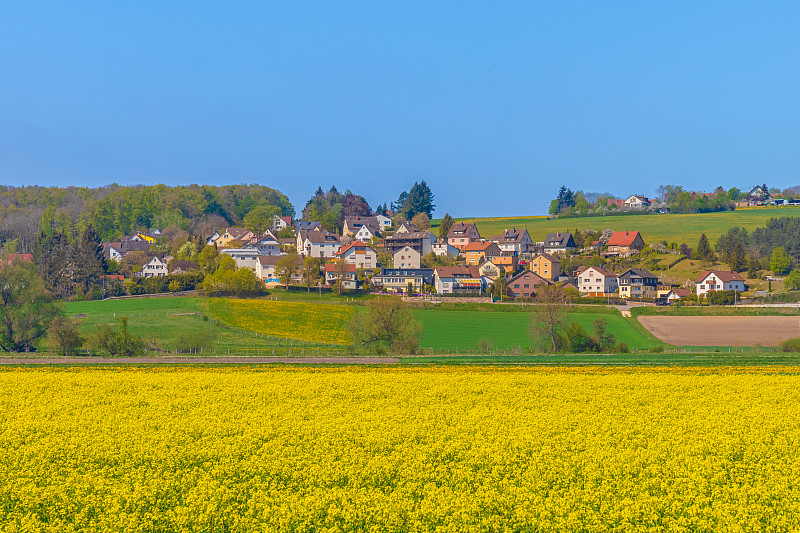 德国，Baden-Württemberg, Herbrechtingen附近的Anhausen定居点