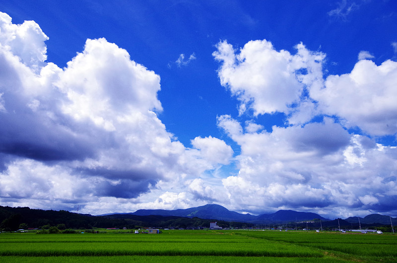 日本的农村。