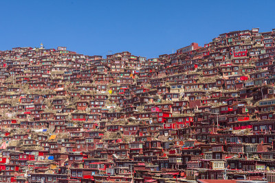 Larung gar(佛教学院)在中国四川
