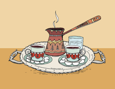 土耳其咖啡杯套装