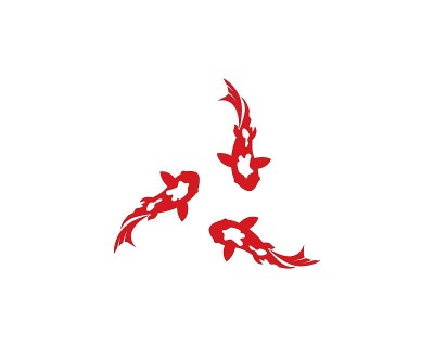 锦鲤鱼矢量