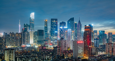 广州珠江新城夜景