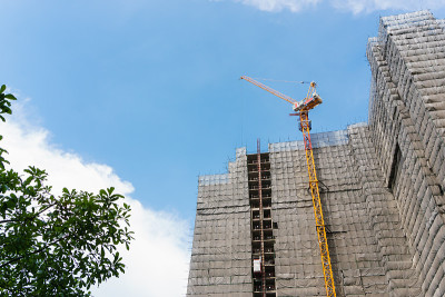 塔吊、在建建筑