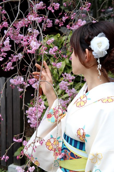 传统日本女性的肖像