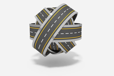 错综复杂的道路