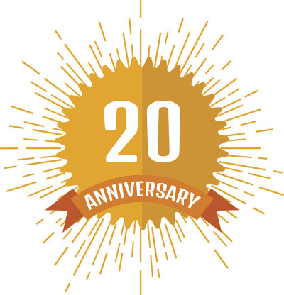20周年标志