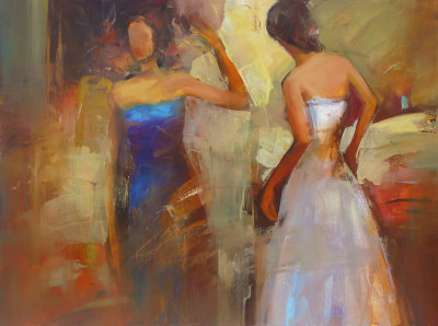 女性人物手工画