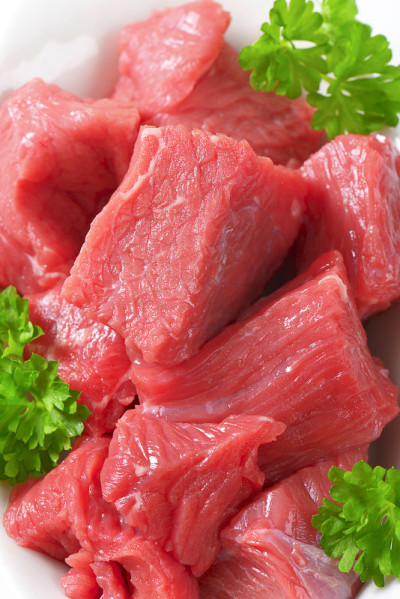 切碎的牛肉