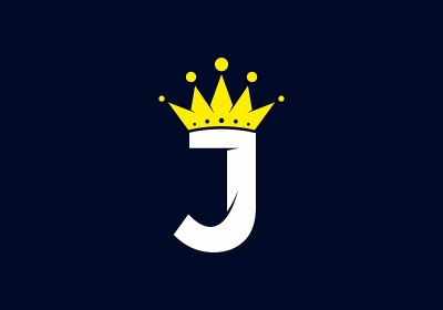 首字母J带皇冠设计