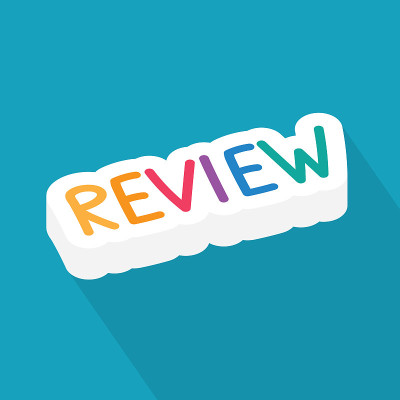 colorful review word concept