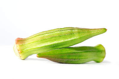 秋葵上有白花
