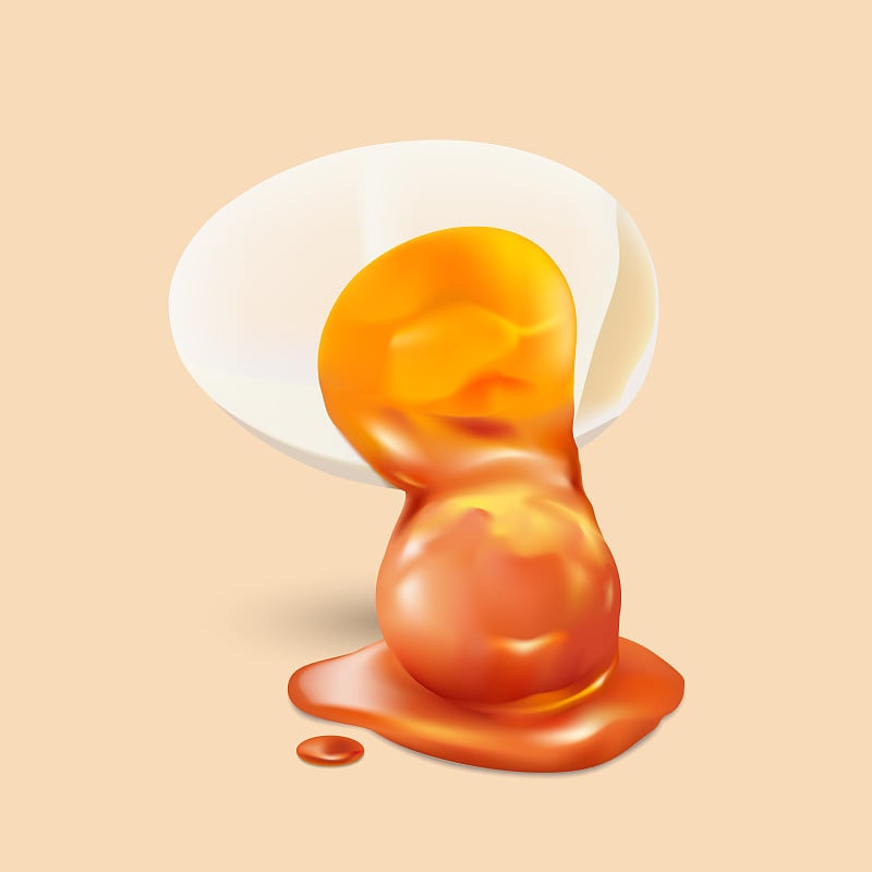 Salted egg yolk dripping