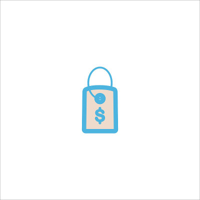 price tag label icon flat vector symbol design tre
