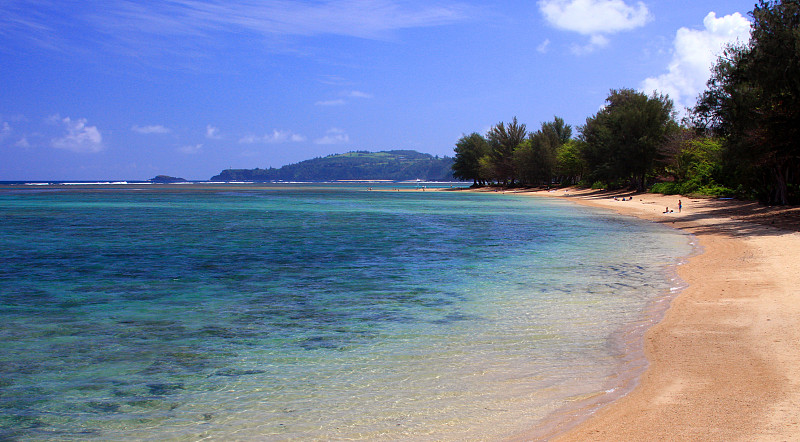 夏威夷的海滩风景