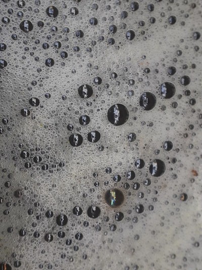 水槽里的肥皂泡