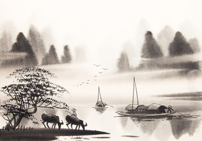 中国水彩画