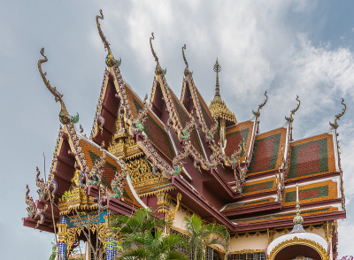 泰国古苏梅岛，苏万纳兰佛寺屋顶。