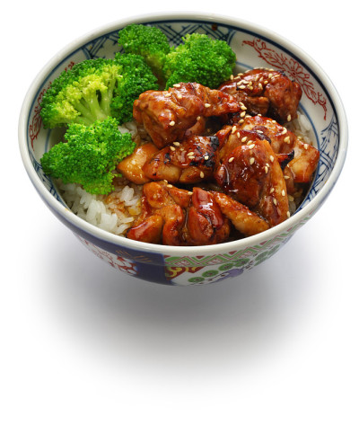 照烧鸡饭碗，日本料理